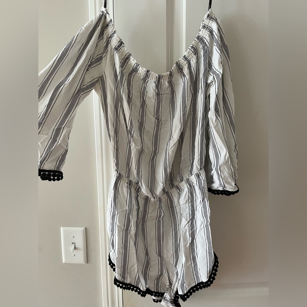 Stripped romper